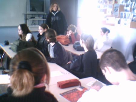 Ma classe en cours d'espagnole